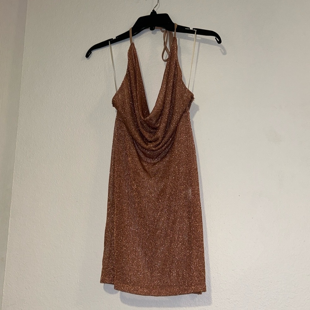Gold glittery dress from 12th Tribe! Size M